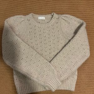 Rylee and Cru cable knit sweater